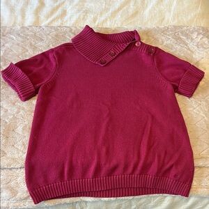 Tommy Hilfiger Maroon Knit Sweater